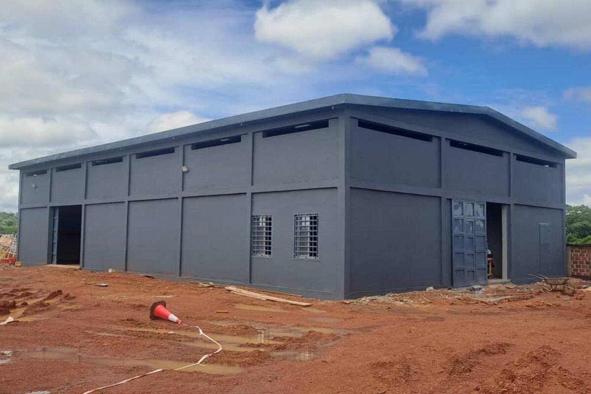 Construction d'un magasin de stockage